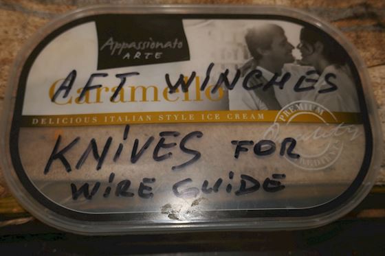 Knives for Wire Guide #3