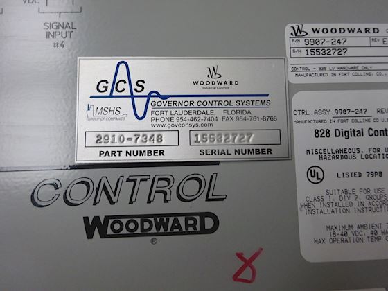 Woodward 828 digital control  2910-7348 #2