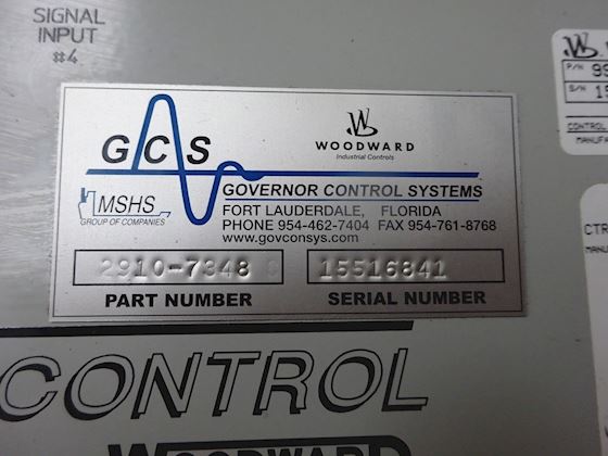 Woodward 828 digital control  2910-7348 #3