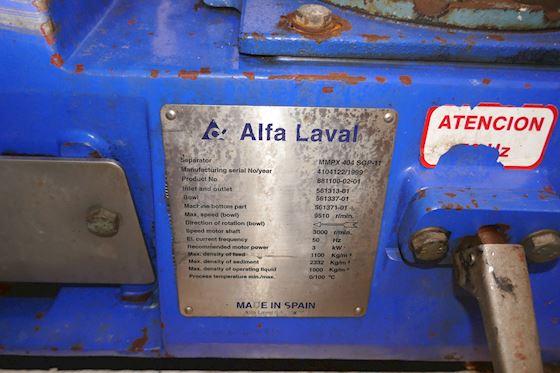Alfa Laval MMPX 404 SGP-11 #3