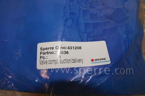 Sperre Valve Compl. Suction/Delivery #4