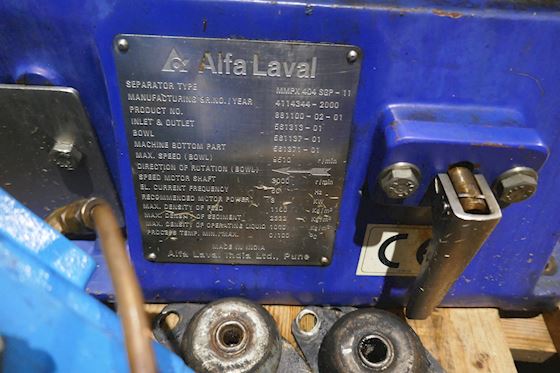 Alfa Laval MMPX 404 SGP-11 #5
