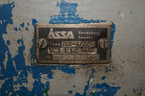 Assalub AB Åssa Lubricator for Cylinder Liner BSR-6/2,6 16:1  1:12 10MV #4