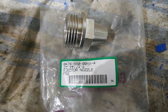 Miura Co., Ltd Nozzle for Ejector for Fresh Water Generator WM-25SS #3