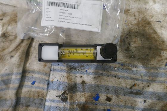 Miura Co., Ltd Flowmeter for Chemical Treatment for Fresh Water Generator WM-25SS #2