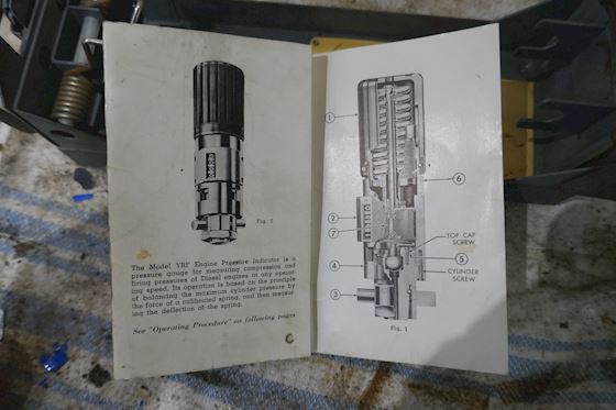 Bacharach Industries Engine Pressure Indicator YRL #8