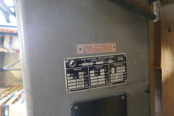 ESAB Welding Machine TJ200 with TOPHAT TJ 115721 #6