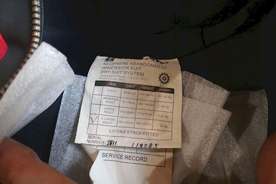 Crewsaver Immersion Suit XL #4