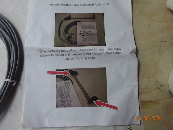 Verado Ror føler til påhængsmotor- outboard motor feedback unit #2