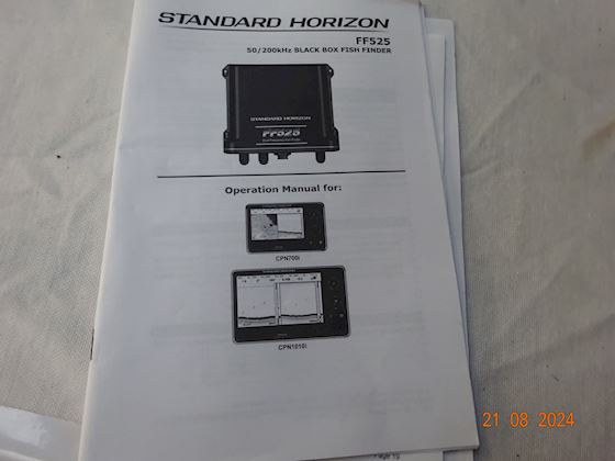 Standard Horizon Black Box Fish Finder FF525 #4
