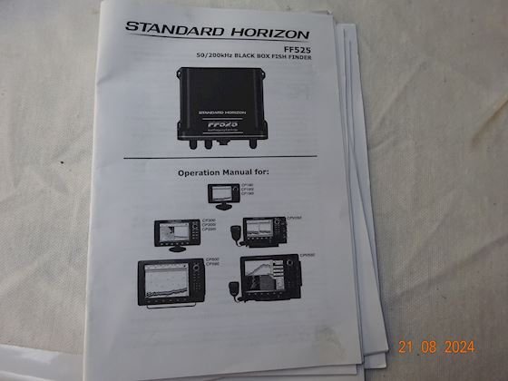 Standard Horizon Black Box Fish Finder FF525 #5
