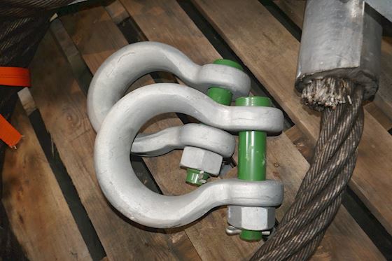 Green Pin Sling Shackle WLL 30 T #1