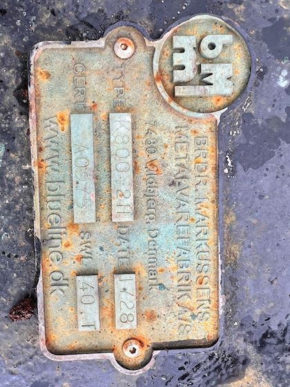 Brdr Markussens Metalvarefabrik BMM Trawl Block K800 2H   40 T #8