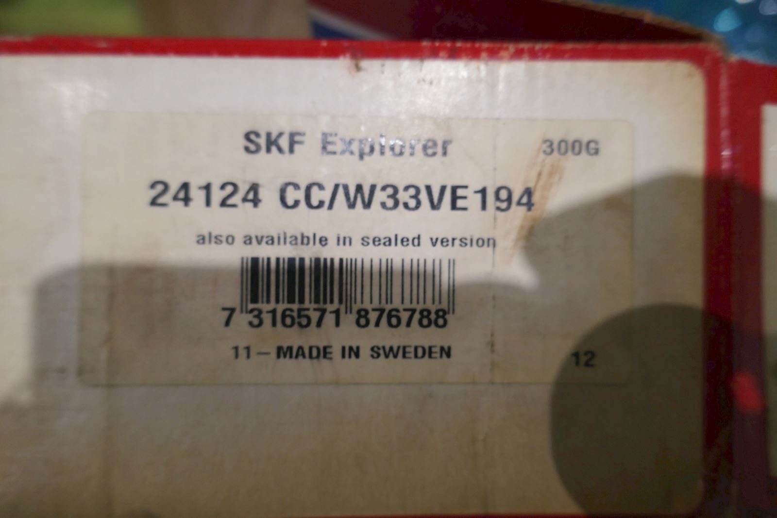 > SKF Spherical Roller Bearing 24124 CC/W33VE194 - Smedegaarden A/S