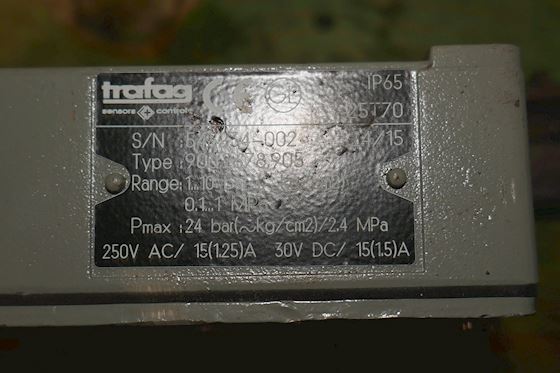 Trafag P10  900 2678 905 Pressure Switch #2