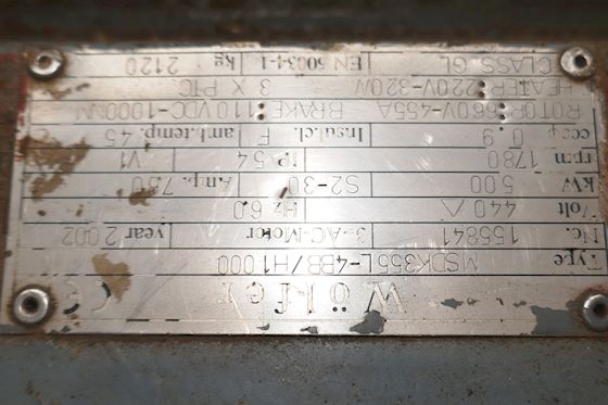 Wölfer Side Propeller Motor MSDK355L-4BB/H1000 #7