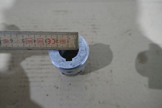 Shaft Coupling  Alu. ø18 mm & 15 mm L=62 mm #3