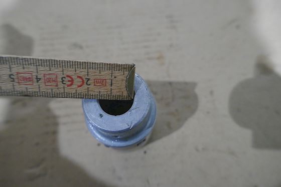 Shaft Coupling  Alu. ø18 mm & 15 mm L=62 mm #2