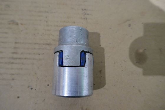 Shaft Coupling  Alu. ø18 mm & 15 mm L=62 mm #4