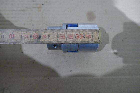 Shaft Coupling  Alu. ø18 mm & 15 mm L=62 mm #5