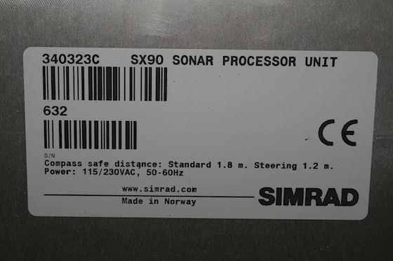 Simrad Fish Finding Omnisonar SX 93 #9