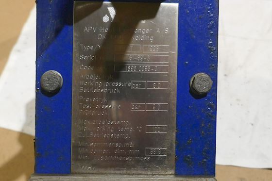 APV Fuel Oil Cooler U121T #3