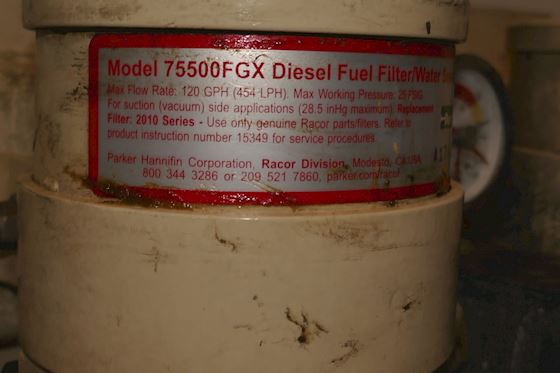 Racor Parker Racor Fuel Filter/ Water Separator 75500FGX #4