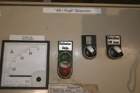 Omron Vacuum System Start Cabinet #1