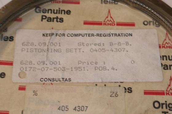 Deutz Piston Rings 0405-4307 #4