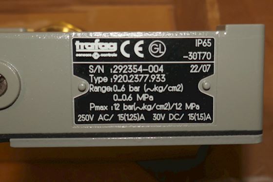 Trafag Pressure Switch 0-6 bar 920.2377.933 #2