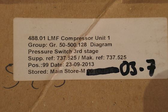 Trafag Pressuer Switch PK250 944 2385 712.40 #3