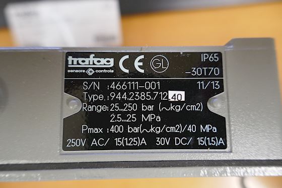 Trafag Pressuer Switch PK250 944 2385 712.40 #2