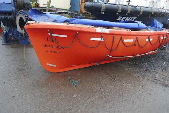 Fiberglass Recue Boat #1