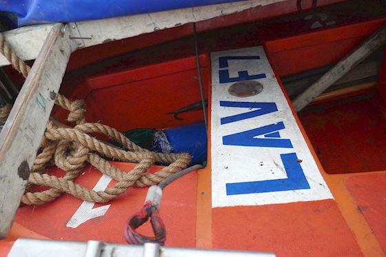 Fiberglass Recue Boat #6