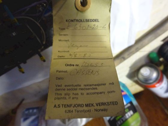 Tenfjord Steering control panel #3