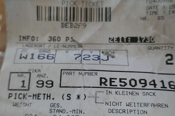 John Deere Fuel Injector Fitting RE509416 #2