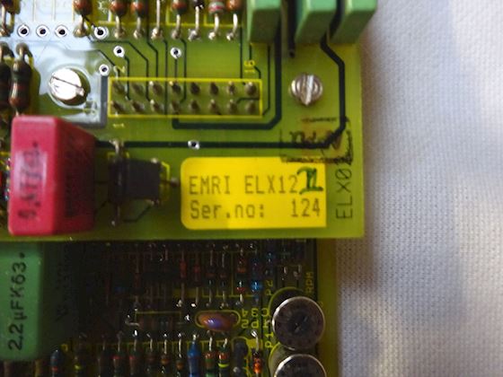 Alphatronic load control card. Emri #5