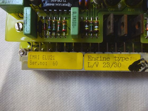 Alphatronic load control card. Emri #4