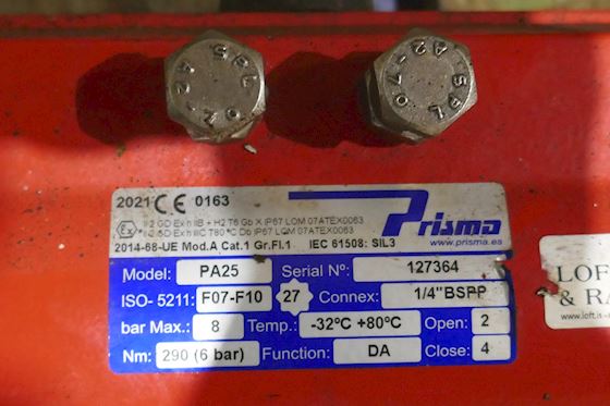 Prisma Butterfly Valve DN 200 Pneumatic PA 25 #4