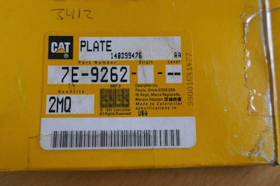 Caterpillar Plate Thrust 7E-9262 #4