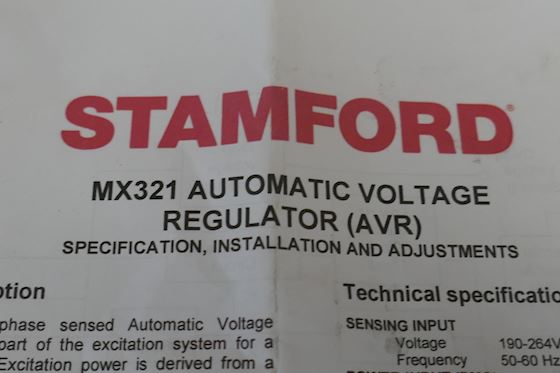 Stamford Automatic Voltage Regulator AVR MX321 #4
