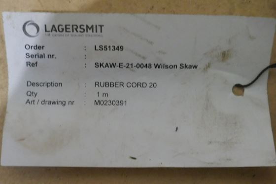 Lagersmit Rubber Cord 20 #2