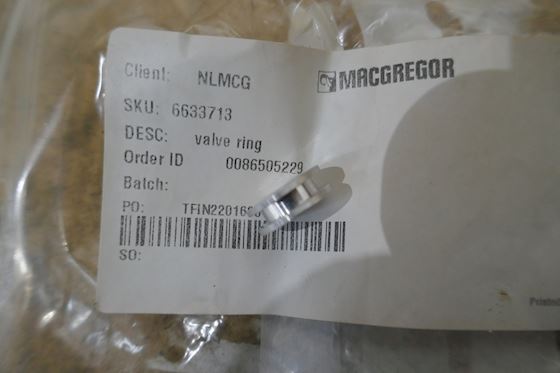 MacGregor Valve Ring 6633713 #2