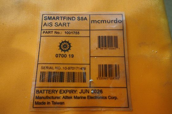 McMurdo Search and Rescue Transmitter for Life Rafts SmartFind S5A AIS SART #4