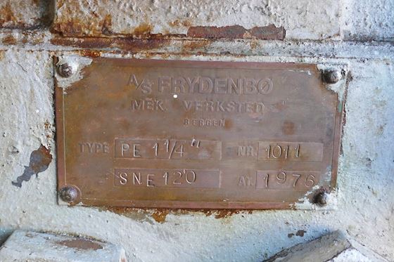 Frydenbo PE 1 1/4'' Triple Screww Cartrige Pump #3