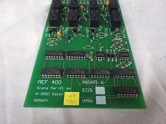 Scana Mar-El Resdponsibility card MEF-400 #2