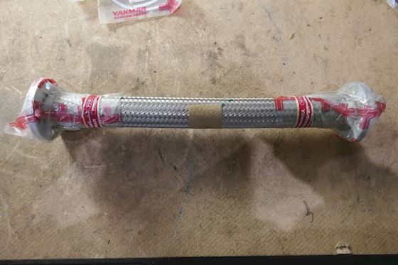 Braided Corrugated Flexible Metal Hose with Flanged Ends  1'' #1