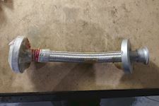 Unknown Braided Corrugated Flexible Metal Hose with Flanged Ends  1'' - 1
