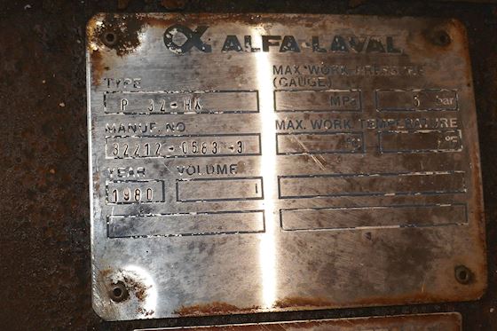 Alfa Laval P 32-HX #4