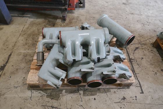 MTU Misc. Intake Manifold pipe #2